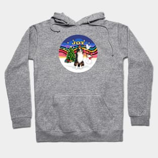 "Christmas Music" with an Australian Shepherd Hoodie